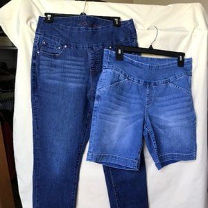 Jag  Pull on  denim Jeans and jag Bermuda denim shorts